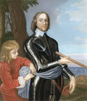 Gardiner Prints: Oliver Cromwell, English military leader and politician, 1649, (1899)