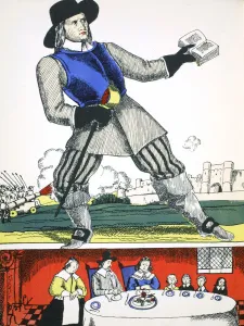 Oliver Cromwell, Lord Protector of Great Britain and Ireland from 1653-1658, (1932)