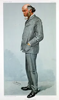 Oliver Lodge, British physicist, 1904. Artist: Spy Oliver Lodge, British physicist, 1904. Artist: Spy