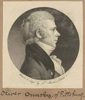 Oliver Ormsby, 1801. Creator: Charles Balthazar Julien Févret de Saint-Mémin