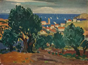 View To Sea Prints: Olives at Collioure, 1911. Artist: James Dickson Innes