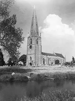 Buckinghamshire Prints: Olney Parish Church, Buckinghamshire, c1955. Creator: Arthur Charles Kirby Ware