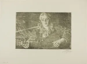 Folk Music Prints: Ols Maria, 1919. Creator: Anders Leonard Zorn