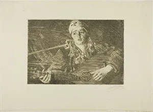 Folk Music Prints: Ols Maria, 1919. Creator: Anders Leonard Zorn