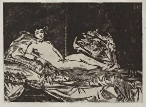 Edouard Manet French Prints: Olympia. Creator: Edouard Manet (French, 1832-1883)