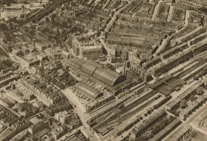Over Olympia and the Headquarters of the Post Office Savings Bank, c1935. Creator