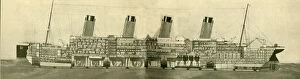 White Star Line Gallery: The Olympic (46, 439 Tons) Shown in Section, c1930. Creator: Unknown