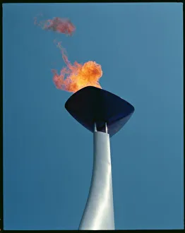 Games Prints: Olympic flame for the 1992 Olympics in Barcelona
