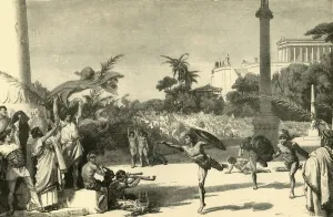 Athletics Gallery: Olympic Games, 1890. Creator: Unknown
