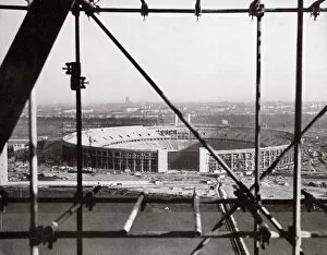 Under Construction Gallery: The Olympic Stadium from the Bell Tower, Berlin, Germany, c1936-c1936