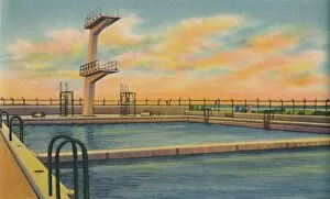 Barranquilla Gallery: Olympic Swimming Pool, Barranquilla, c1940s