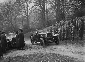 Bugatti Type 44 Gallery: OM open 4-seat tourer, Bugatti Owners Club Trial, Nailsworth Ladder, Gloucestershire, 1932