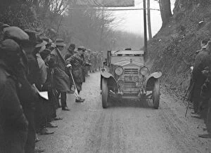 OM open 4-seater of PD Walker competing in the MCC Exeter Trial, 1928. Artist: Bill Brunell