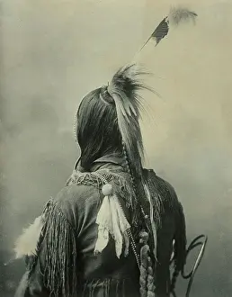 1899 Prints: The back of an Omaha Indian, 1899. Creator: Frank A. Rinehart