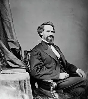 Omar Dwight Conger of Michigan, between 1860 and 1875. Creator: Unknown