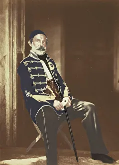 Latas Mihailo Prints: Omar Pacha, 1855. Creator: Roger Fenton
