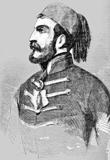 Omar Pacha, Ffield Marshal, commander of Turkish troops in Danubian Principalities, 1854 Creator: Unknown