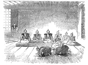 Omedsk and Obungo, at Nagasaki, 1856. Creator: Unknown