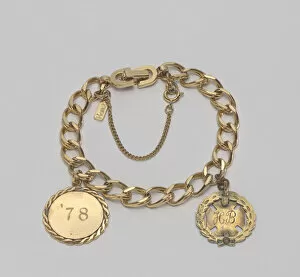 Award Collection: Omega Psi Phi Colonel Charles E. Young Service medal and bracelet, 1934; 1978