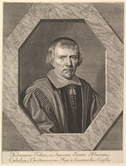 Phillippe De Champaigne Prints: Omer II Talon, avocat au Parlement et conseiller du roi. Creator: Jean Morin
