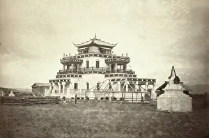Onanski Datzan or a Buddhist monastery, Trans Baikal [ie, Transbaikalia], between 1885 and 1886. Creator: Unknown