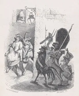 Images Dated 16th August 2021: More than once, while leaving the masked ball Mr. de *** was arrested by the patrol