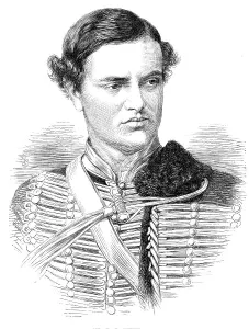 Murdered Prints: [One of] the Englishmen killed by Greek brigands: Mr. F. G. Vyner, 1870. Creator: Unknown