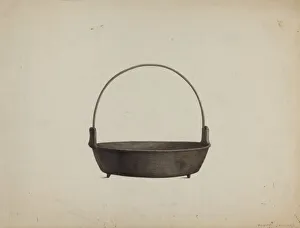 Harry Jennings Prints: Onion Kettle, c. 1937. Creator: Harry Jennings