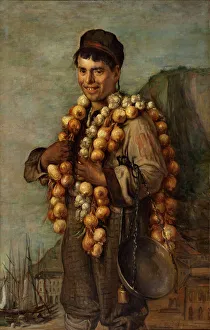 Riviera Prints: The onion merchant of the Riviera, c1898. Creator: Marcellin-Gilbert Desboutin