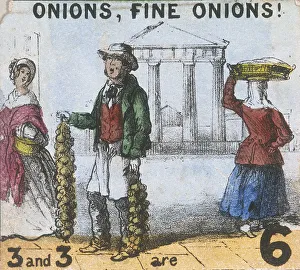 Onions, Fine Onions!, Cries of London, c1840. Artist: TH Jones