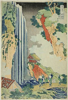 Cliff Face Prints: Ono Falls on the Kisokaido (Kisokaido Ono no bakufu)