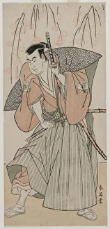 Onoe Matsusuke I as a Samurai Standing Beneath a Cherry Tree, late 1780s. Creator