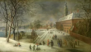 The Oosterhuis in Antwerp, c1620-1670. Creator: Lucas van Uden