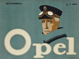 Oldtimer Prints: Opel, 1911