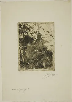Open Air Prints: In the Open Air, 1890. Creator: Anders Leonard Zorn