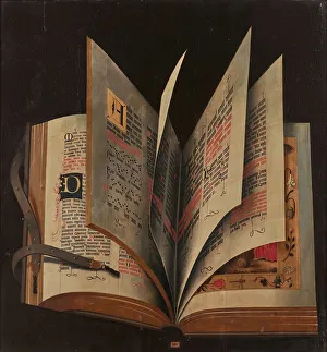 An open book, Mid of 16th cen Creator: Anonymous