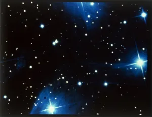 Constellation Gallery: Open star cluster, the Pleiades in Taurus. Creator: NASA