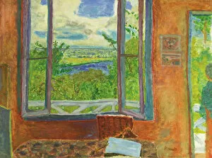 Bonnard Gallery: Open Window towards the Seine (Vernon), 1911-1912