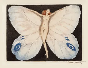 Open Wings, 1936. Creator: Icart, Louis Justin Laurent (1888-1950)