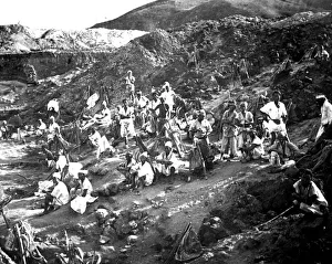 Opencast mine, Korea, 1900