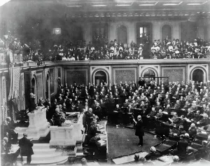 Oath Prints: Opening of 60th Congress, Dec. 2, 1907. Creator: Frances Benjamin Johnston