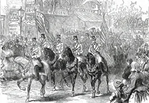 Centenary Prints: Opening of the American Centennial Exhibition: the Butchers Procession