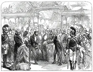 Centenary Prints: Opening of the American Centennial Exhibition: Colonel Sandford delivering