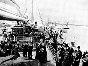 Georg Meisenbach Prints: The Opening of the Baltic Canal: departure of Mr