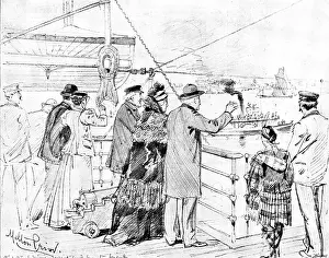 Georg Meisenbach Prints: The Opening of the Baltic Canal: Mr