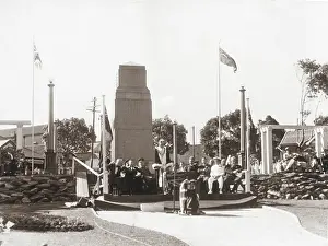 Opening ceremony, Garden of Remembrance, Mosman Park, 1952. Creator: Unknown