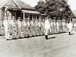 Federation Prints: Opening ceremony, Garden of Remembrance, Mosman Park, 1952. Creator: Unknown