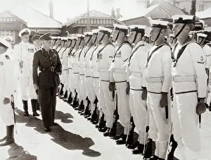 Federation Prints: Opening ceremony, Garden of Remembrance, Mosman Park, 1952. Creator: Unknown