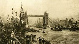 Horace Collection: The Opening Ceremony of the Tower Bridge, c1894. Creator: Unknown
