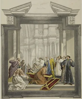 Deroy Gallery: The opening of the coffin of St. Casimir